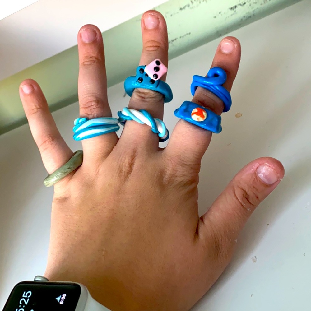 ✨Polymer Clay Rings✨